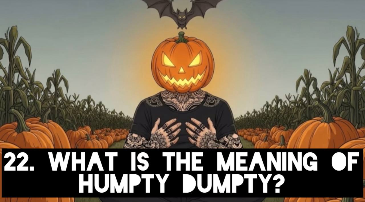22. Humpty Dumpty, What’s The Meaning?